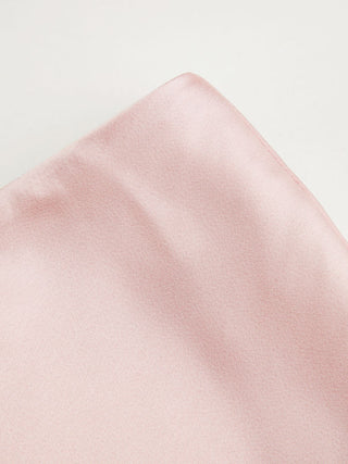 Satin Mid Rise Ruffle Maxi Skirt