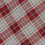 Mid Rise Tartan Lettuce Trim Knotted Midi Skirt