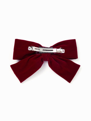 FAUX SUEDE BOWKNOT HAIR CLIP