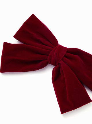 FAUX SUEDE BOWKNOT HAIR CLIP