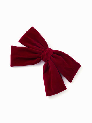 FAUX SUEDE BOWKNOT HAIR CLIP
