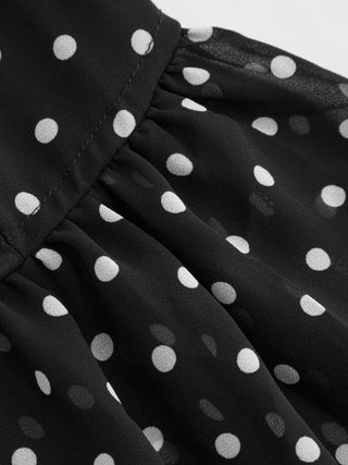 Chiffon Leopard Bowknot Oversized Mini Nightdress