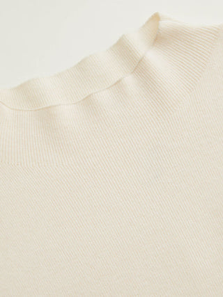Turtleneck Belted Bowknot Knitted Maxi Dress