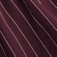 Mid Rise Stripe Pleated Wide Leg Trousers