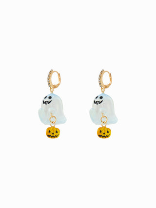 GHOST & PUMPKIN DROP EARRINGS