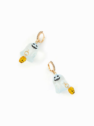 GHOST & PUMPKIN DROP EARRINGS