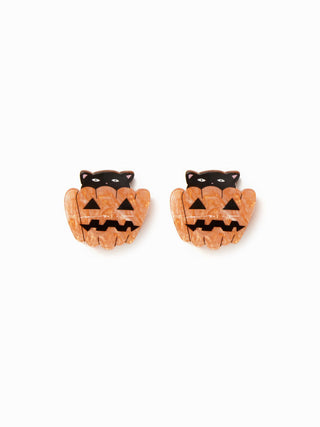 2PCS HALLOWEEN PRINT HAIR CLAW SET
