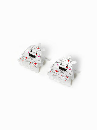2PCS HALLOWEEN PRINT HAIR CLAW SET