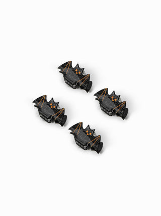 4PCS HALLOWEEN PRINT HAIR CLAW SET