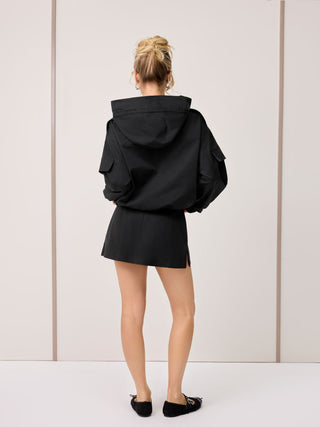 Cotton Low Rise Split Skort