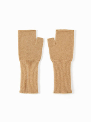 KNITTED FINGERLESS GLOVES