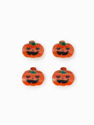 4PCS PUMPKIN HAIR CLAW SET