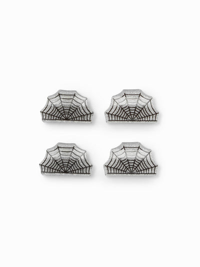 4PCS SPIDER WEB HAIR CLAW SET