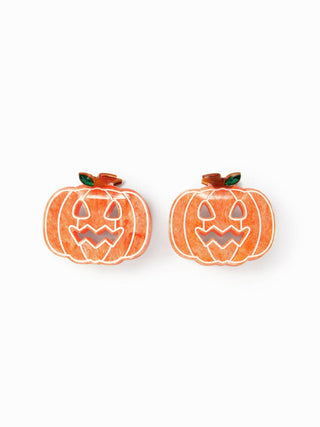 2PCS PUMPKIN HAIR CLAW SET
