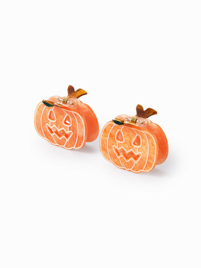 2PCS PUMPKIN HAIR CLAW SET