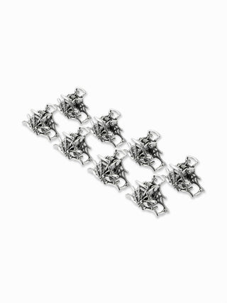 8PCS SPIDER WEB HAIR CLAW SET