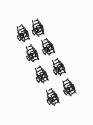 8PCS SPIDER WEB HAIR CLAW SET