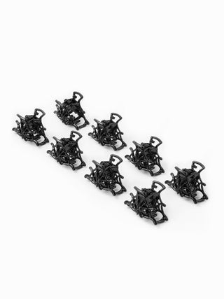8PCS SPIDER WEB HAIR CLAW SET