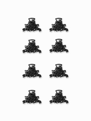 8PCS SPIDER WEB HAIR CLAW SET