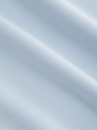 Satin Boat Neck Pleated Asymmetrical Sleeve Maxi Dress