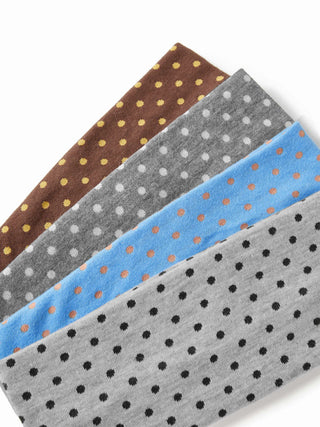 4PCS POLKA DOT HEADBAND