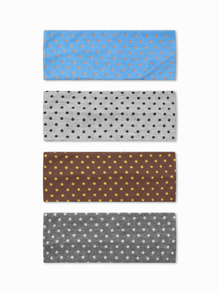 4PCS POLKA DOT HEADBAND