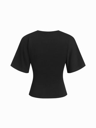 Round Neckline Tee