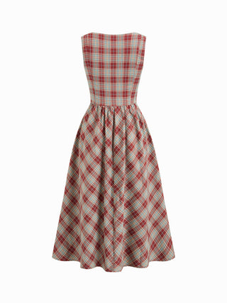Wedding Wedding Guest Dress wedding guest wedding special occasion dresses Woven Linen-blend Square Neck Ruffle Midi Dress For Vacation