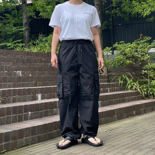 Nylon pocket jogger pants