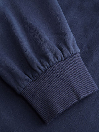 Cotton-blend Asymmetrical Neck Ruched Cinched Waist Sweatshirt