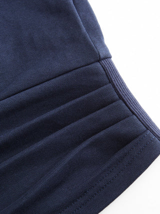 Cotton-blend Asymmetrical Neck Ruched Cinched Waist Sweatshirt