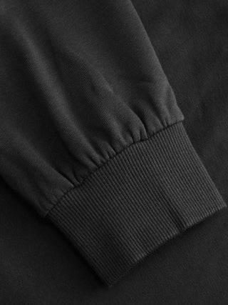 Cotton-blend Asymmetrical Neck Ruched Cinched Waist Sweatshirt
