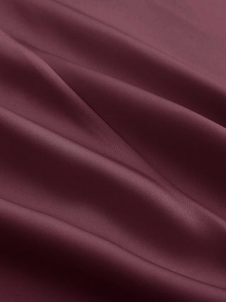 Satin Mid Rise Ruffle Bias Maxi Skirt