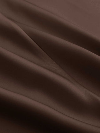 Satin Mid Rise Ruffle Bias Maxi Skirt