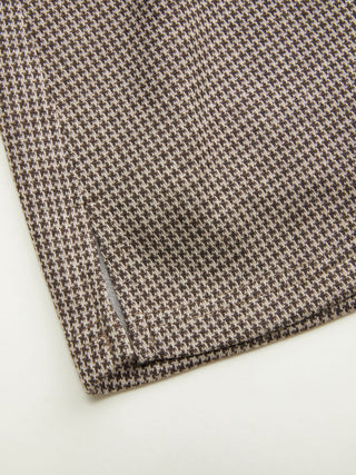 Jacquard Houndstooth Low Rise Split Mini Skort