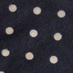 Boat Neck Polka Dot Top & Ruffle Hem Mid Rise Skirt Set