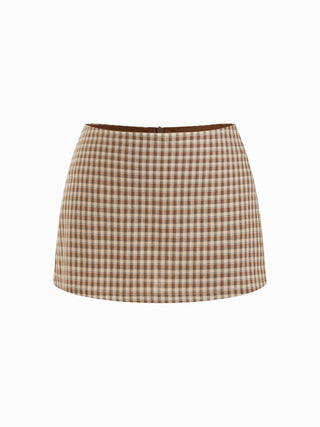 Cotton Low Rise Split Skort