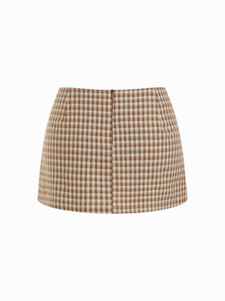 Cotton Low Rise Split Skort