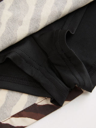 Cotton Low Rise Split Skort