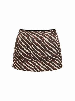 Cotton Low Rise Split Skort
