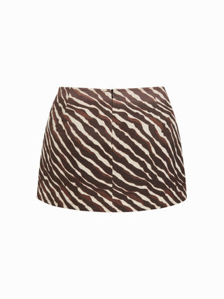 Cotton Low Rise Split Skort