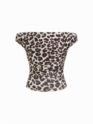 Off-shoulder Ruched Top