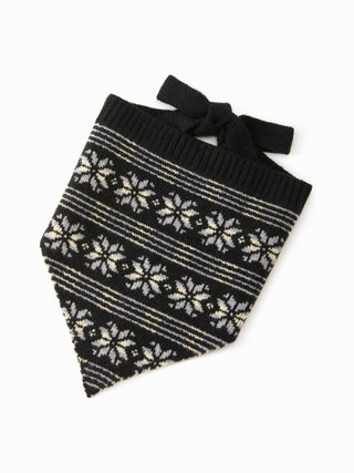 FAIR ISLE KNITTED HEADSCARF