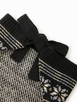 FAIR ISLE KNITTED HEADSCARF