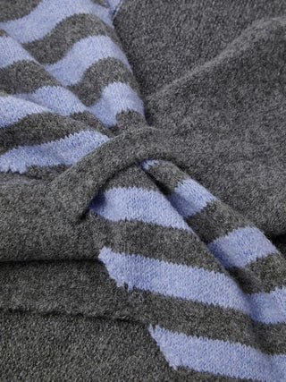 STRIPD TWO-TONE SHAWL
