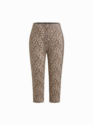 Polka Dot Stretch Capri