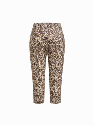 Polka Dot Stretch Capri