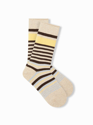 STRIPED CREW SOCKS