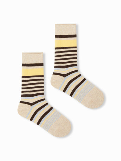 STRIPED CREW SOCKS