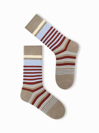 STRIPED CREW SOCKS